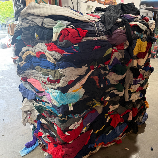 1000lb Raw Sweatshirt Bale