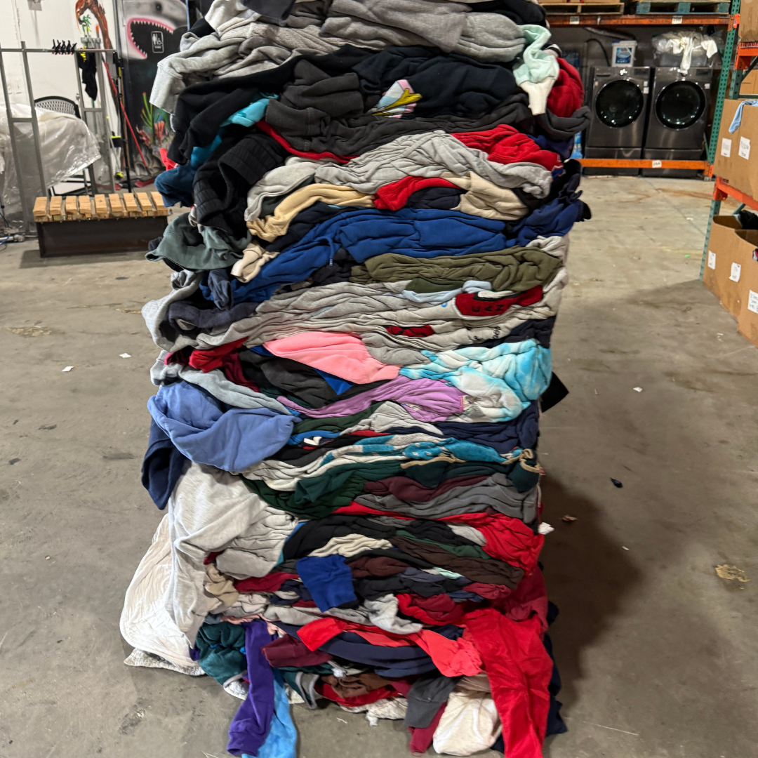 1000lb Raw Sweatshirt Bale