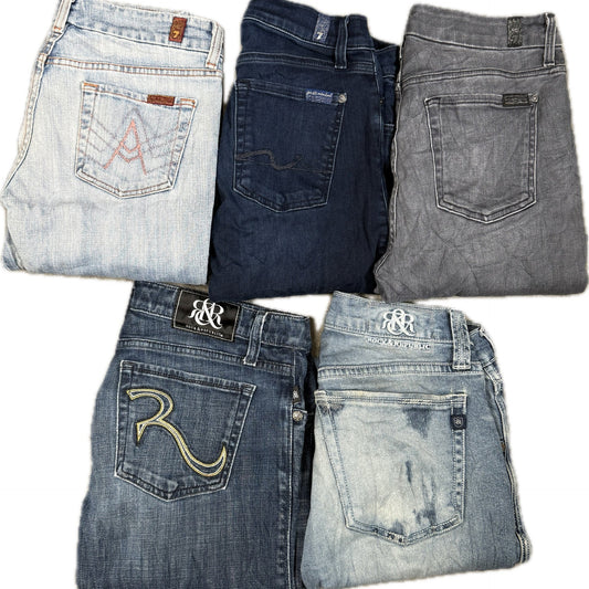 Wholesale Women's True Religion, 7 For All man Kind, Rock N Republic Jeans