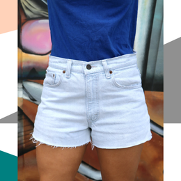 Denim shorts