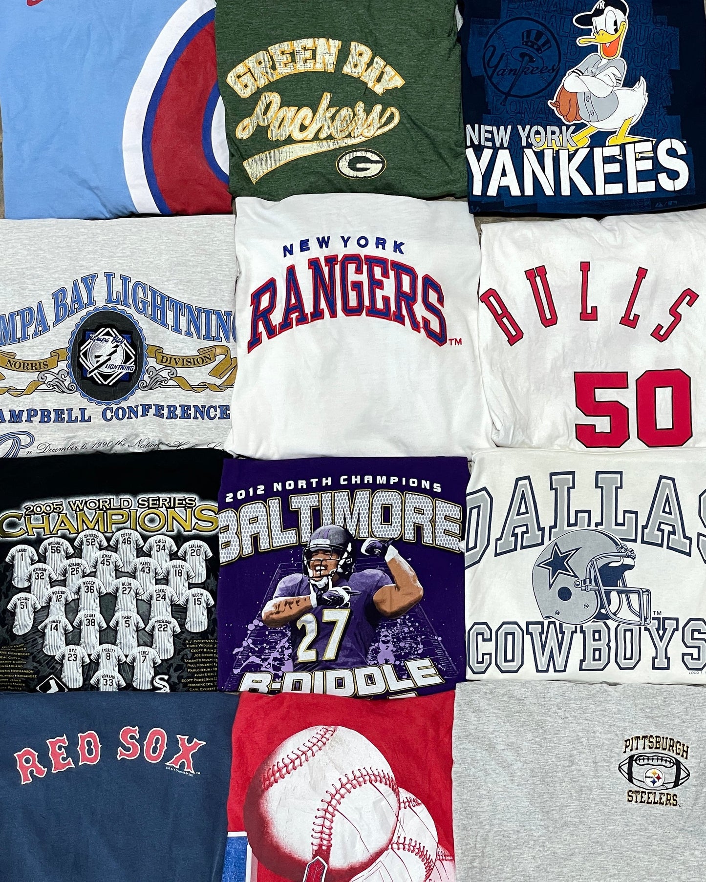 NBA, NFL, MLB, and NHL T-Shirts