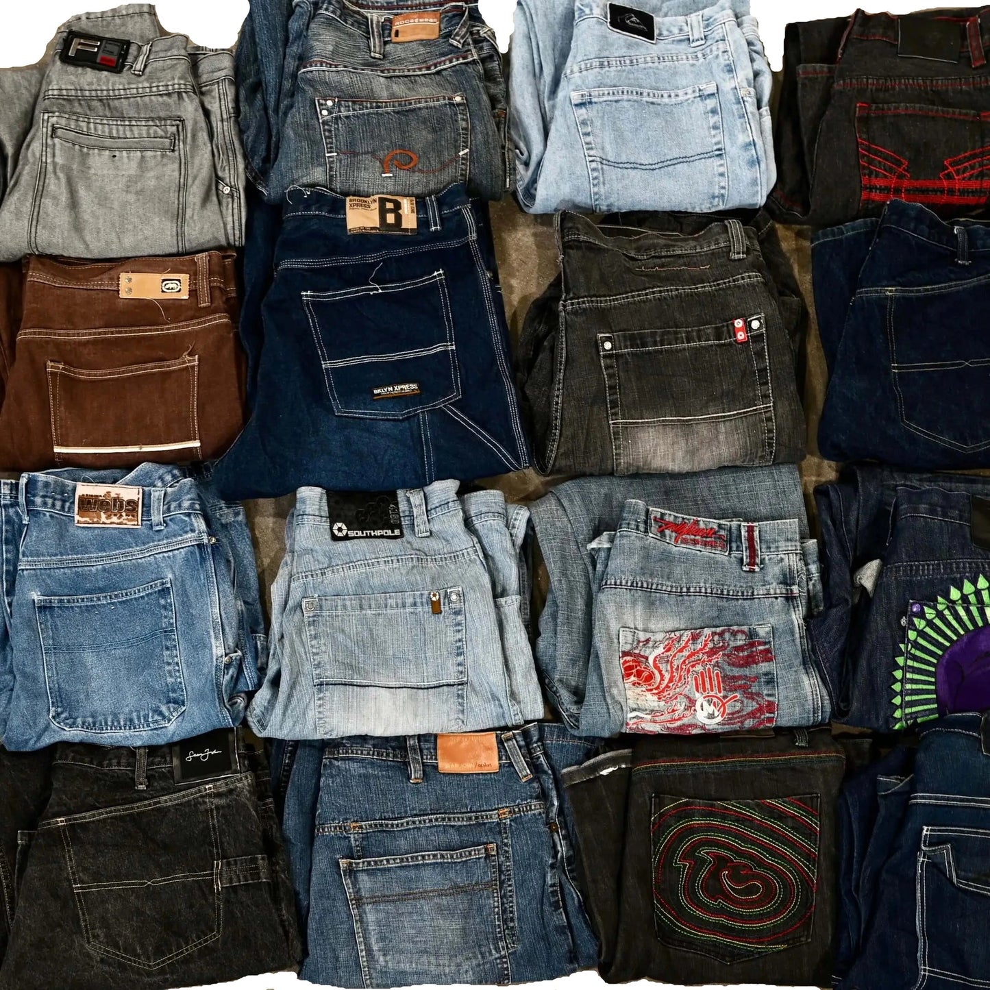Wholesale Y2K Men's Baggy Denim