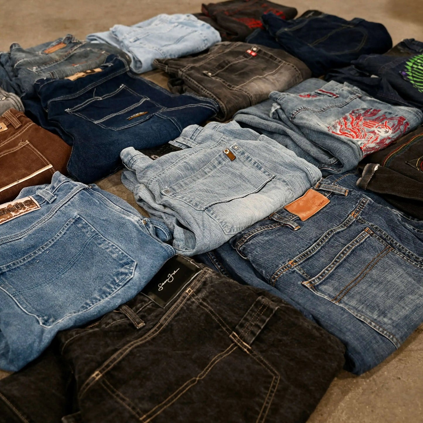 Wholesale Y2K Men's Baggy Denim