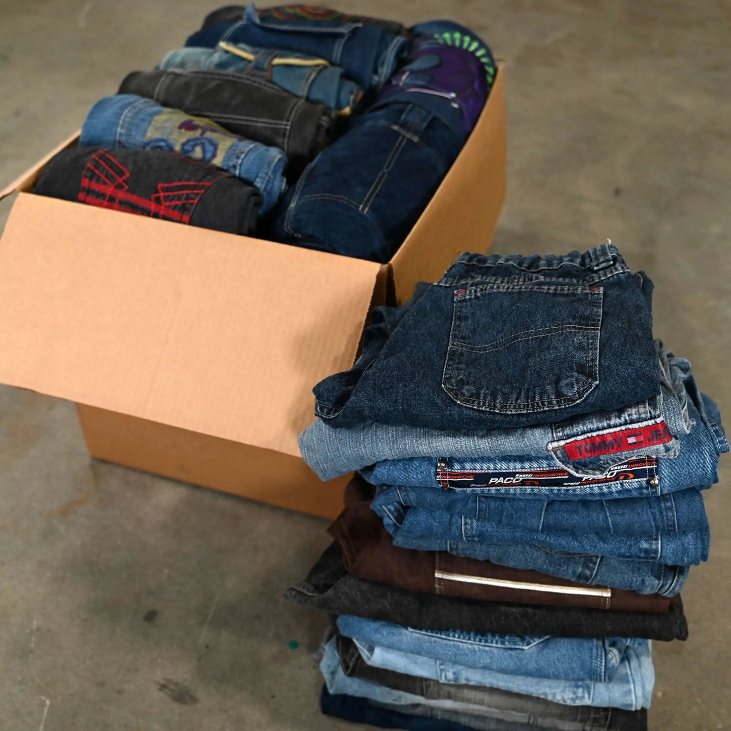 Wholesale Y2K Men's Baggy Denim