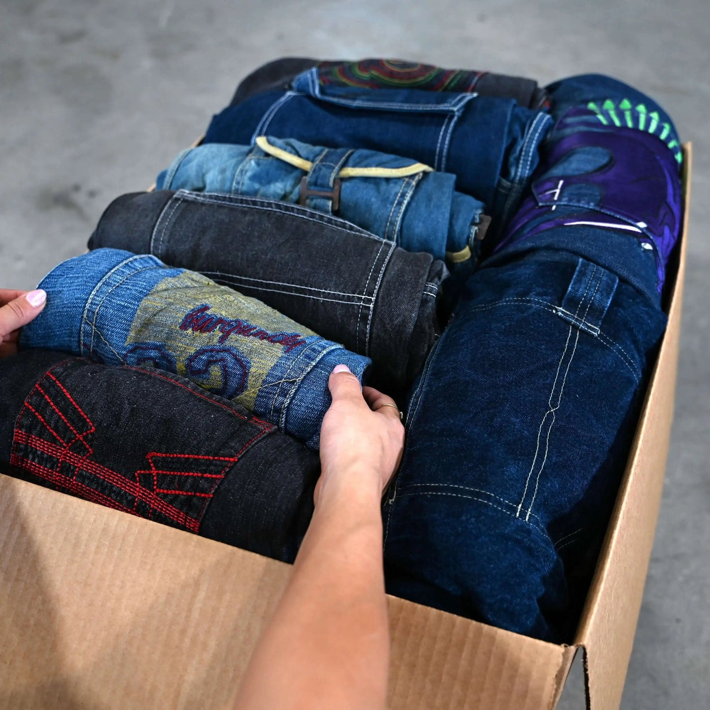 Wholesale Y2K Men's Baggy Denim