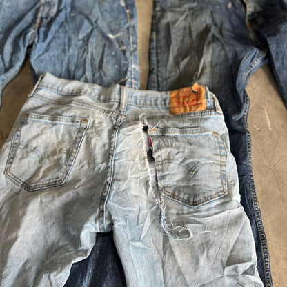 Wholesale Mens Levis Jeans B/C Grade Mix by LB