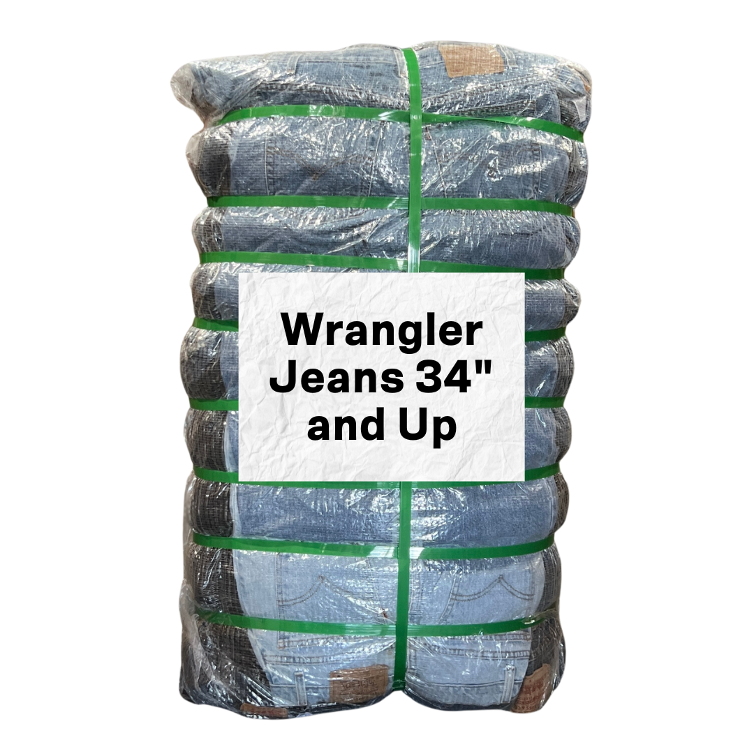 Wrangler Jeans 34" and Up Bale