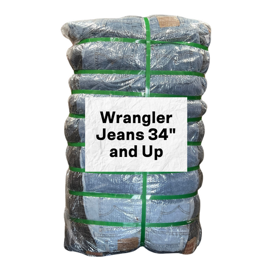 Wrangler Jeans 34" and Up Bale