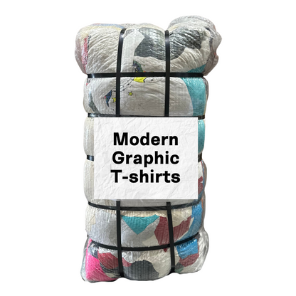 Modern Graphic T-Shirts Bale