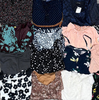 100lbs Women's Basic Tops Mix by Pound